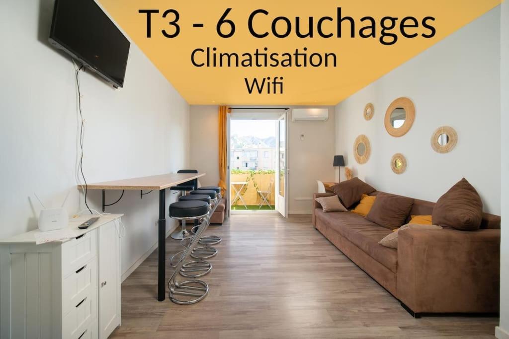 Air-Conditioned Apartment Sleeps 4 To 6 Parking Marsylia Zewnętrze zdjęcie